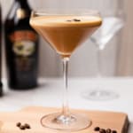 Espresso martini cocktail.