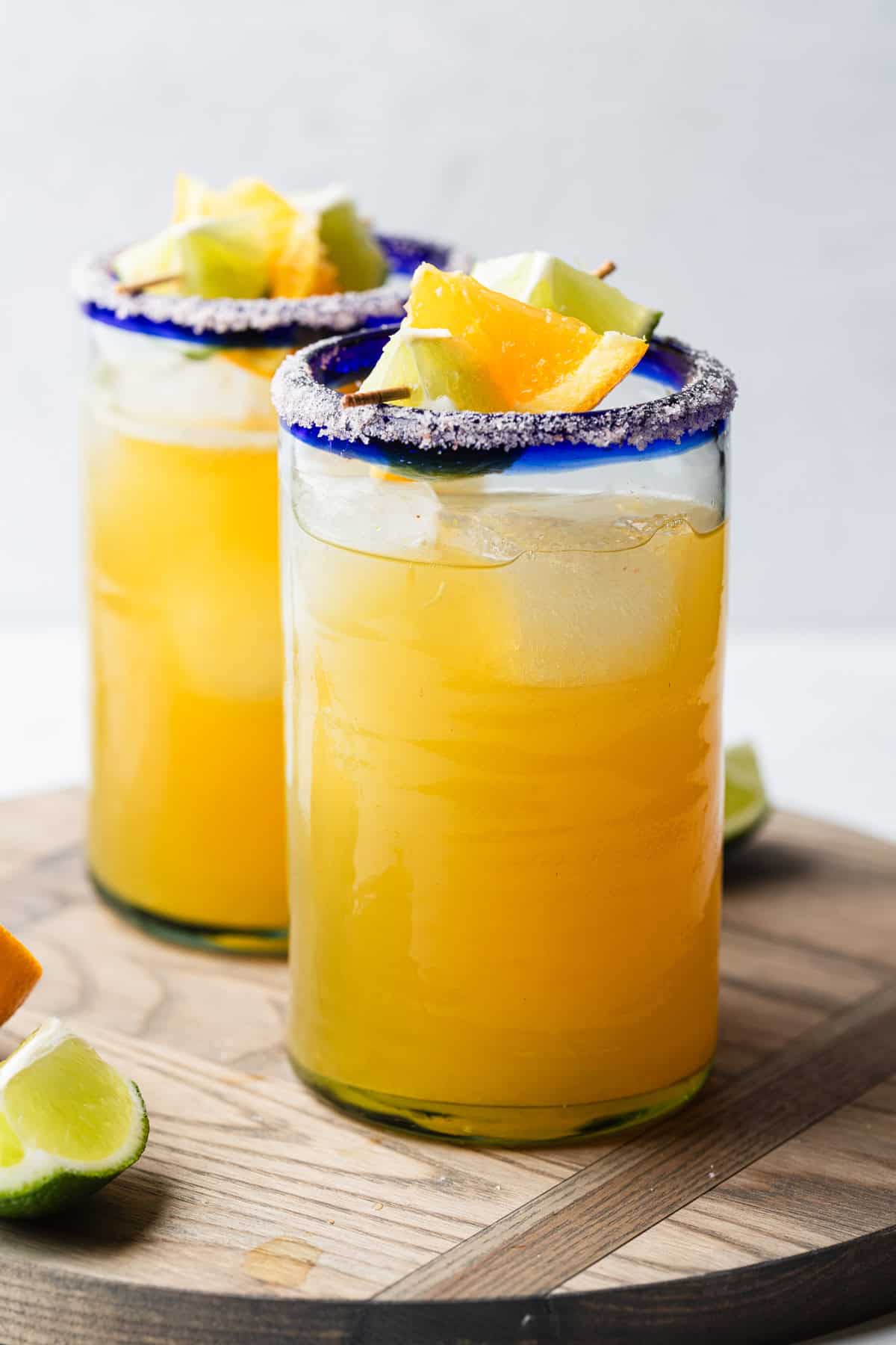 Completed texas margaritas.