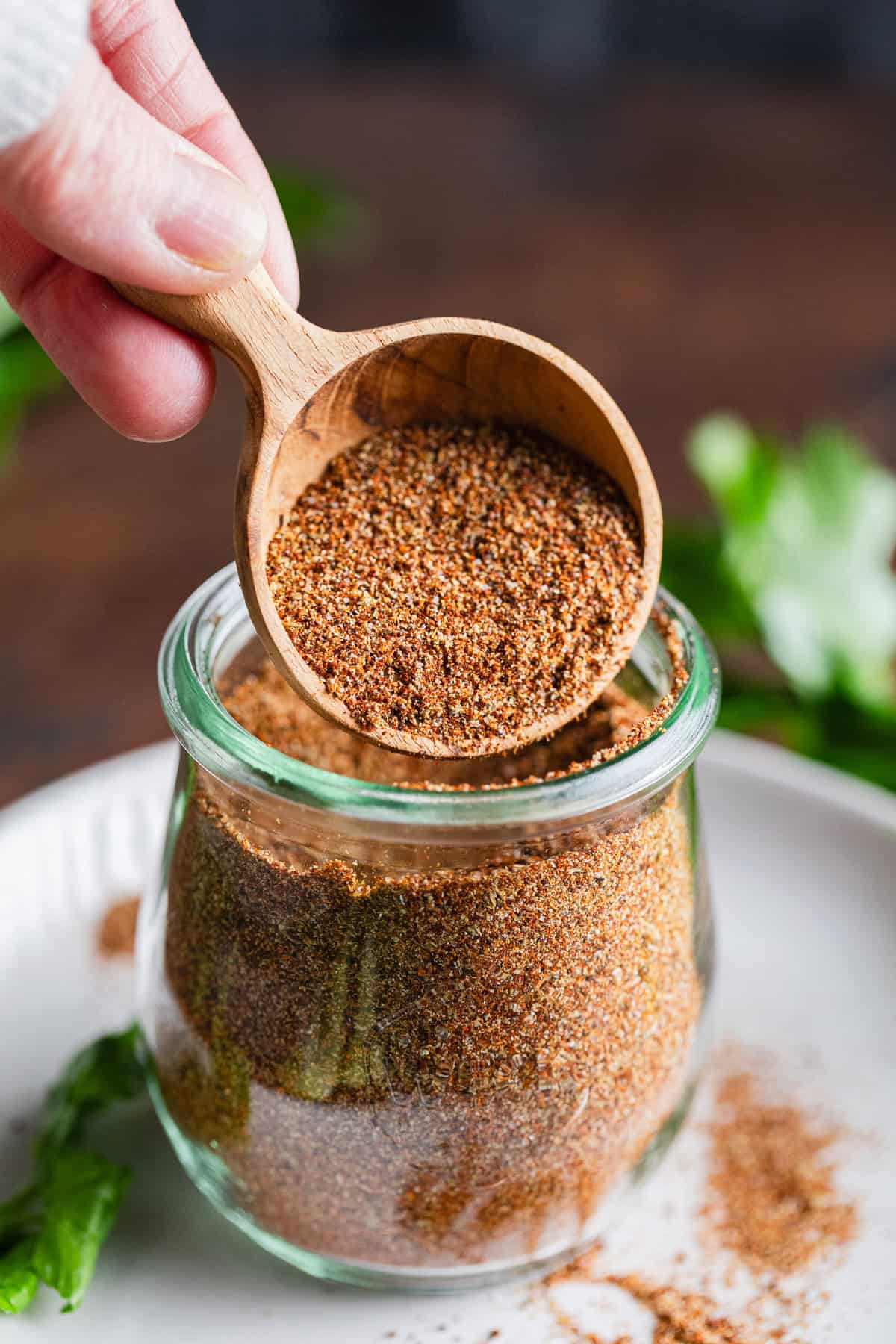 Making the recipe.