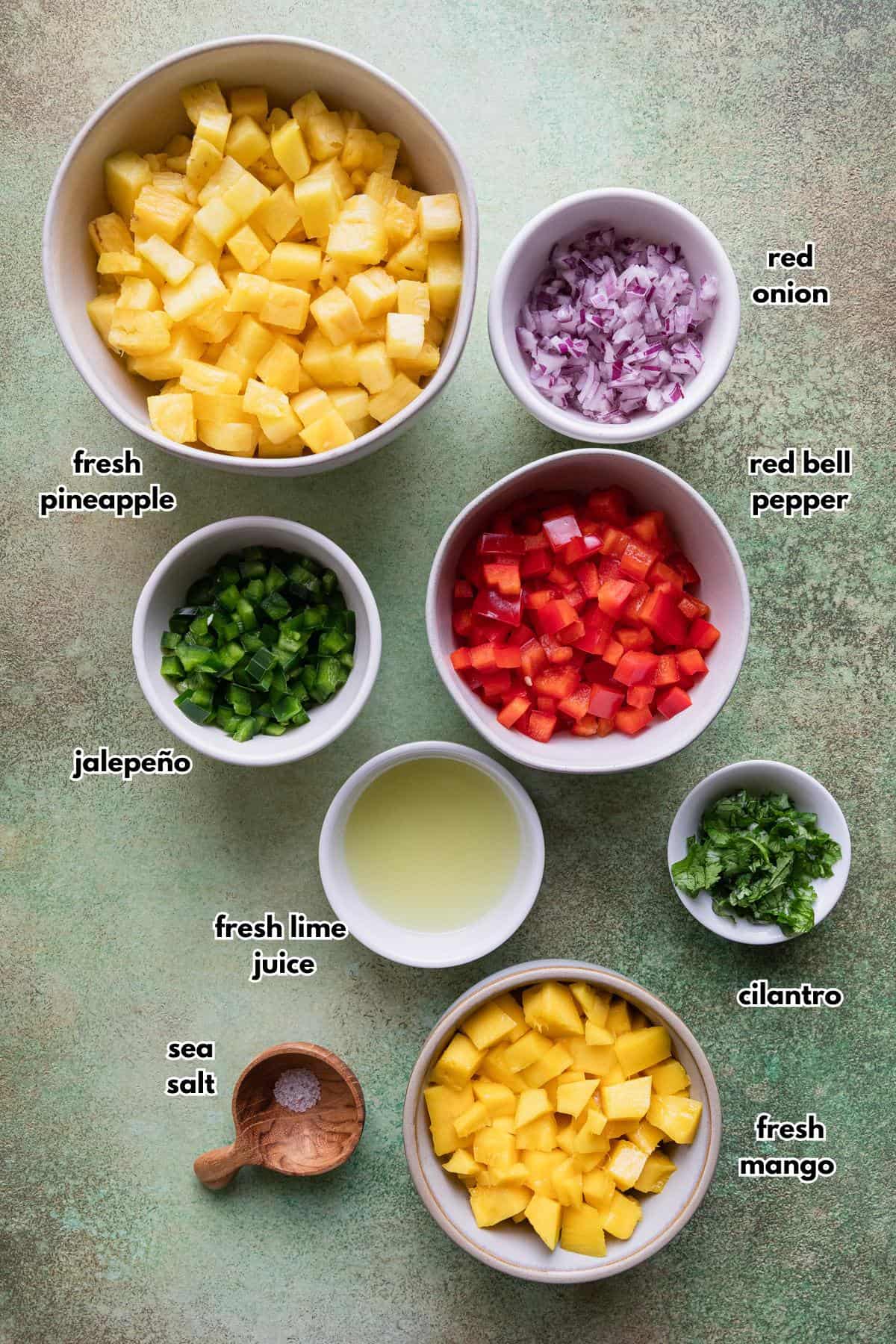Ingredients to make the recipe.