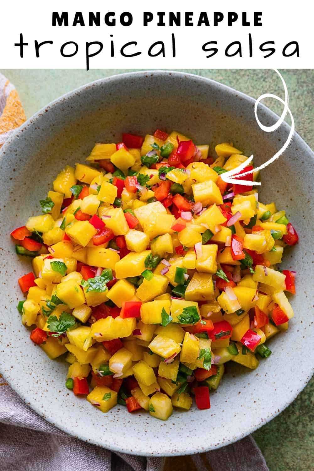 How to Make Mango Pineapple Salsa - The Travel Palate