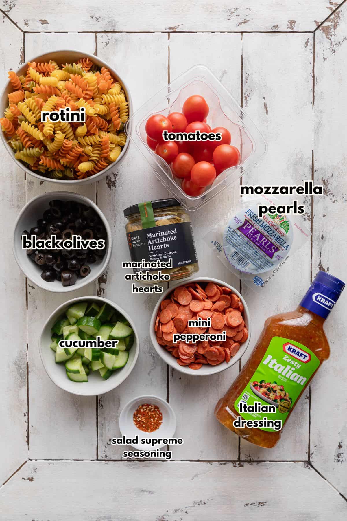 Ingredients to make the recipe.