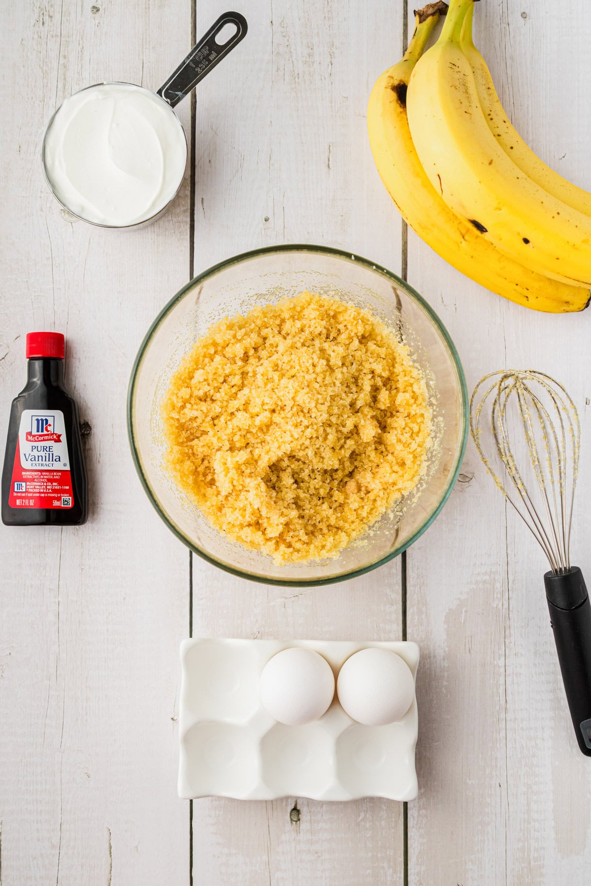 Making the recipe.
