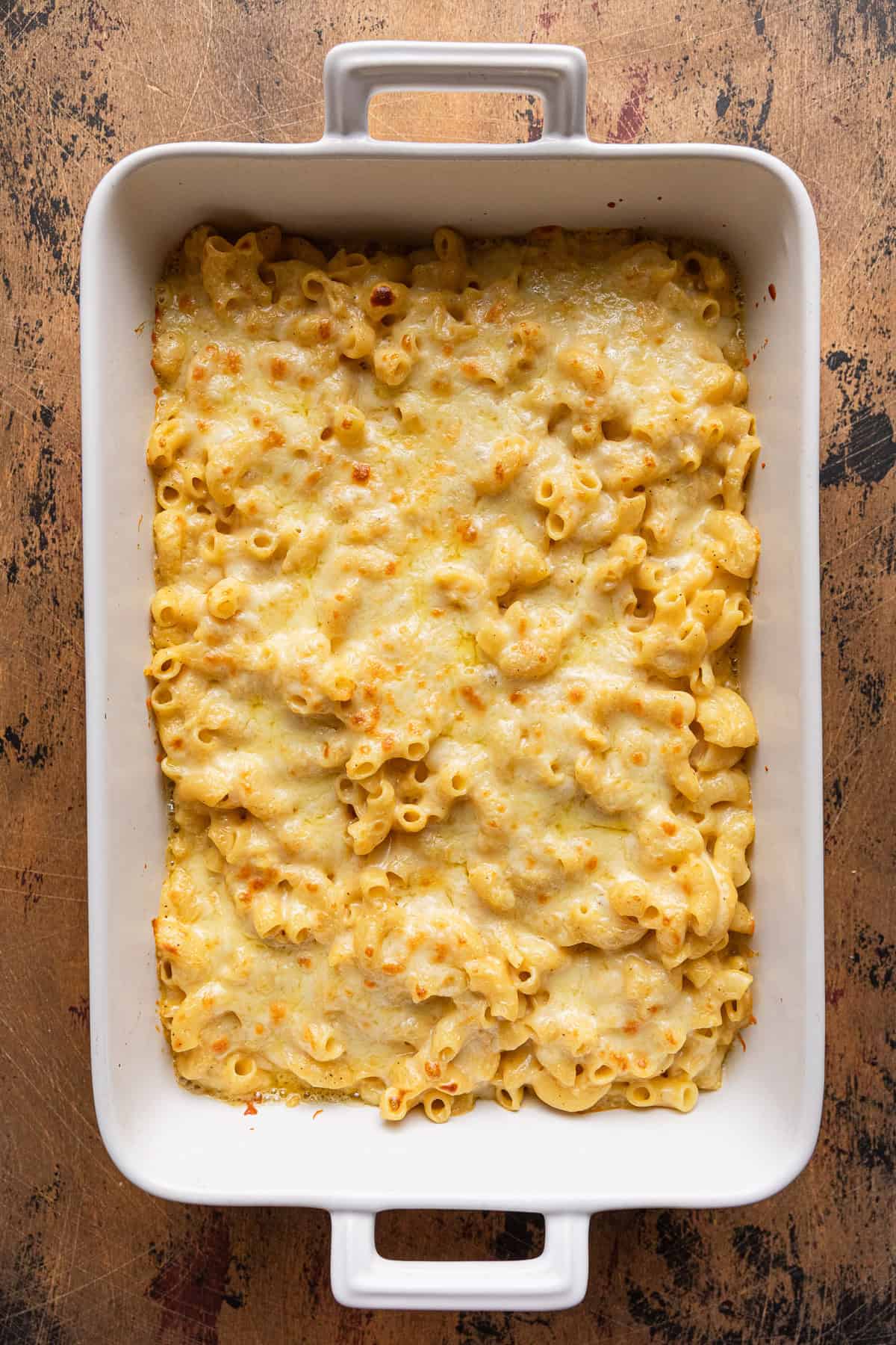 The mac and cheese baked.