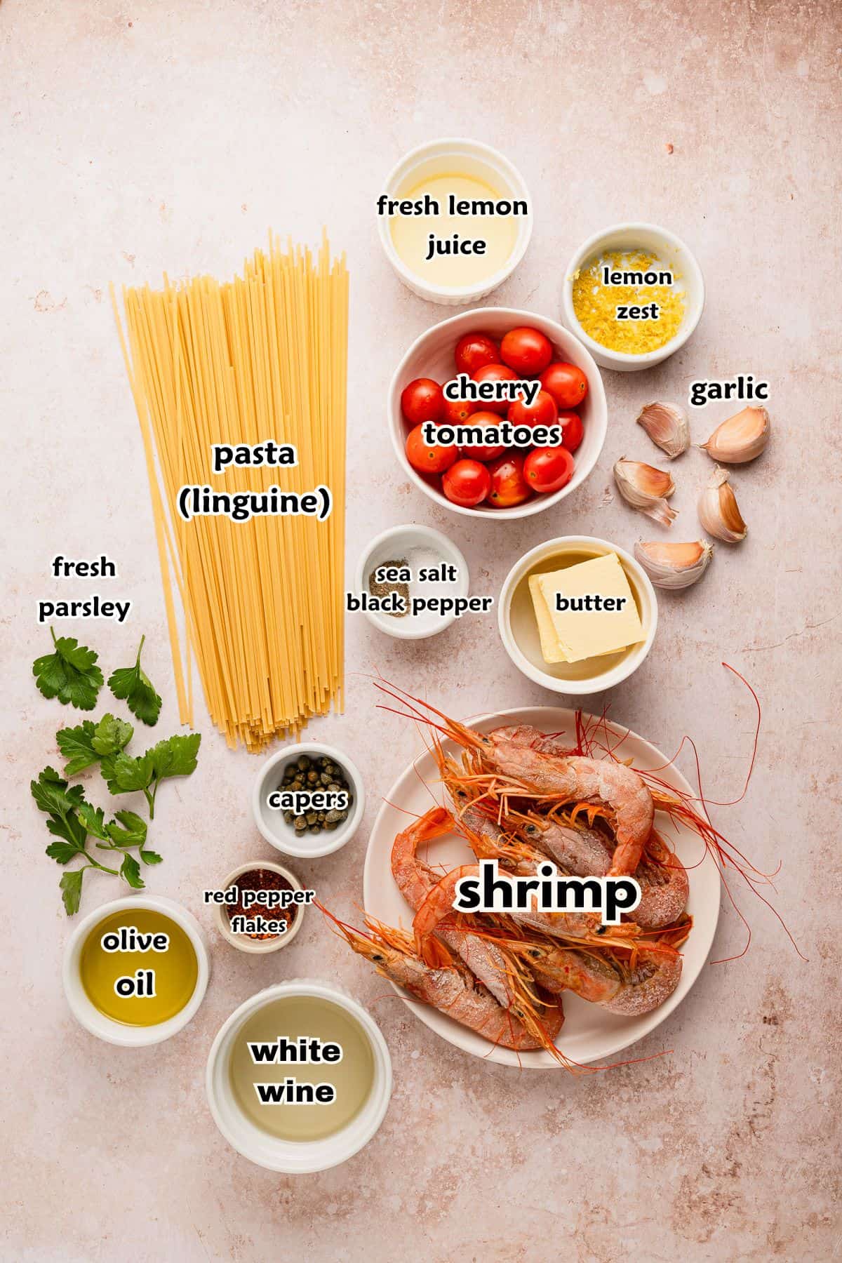 Ingredients to make the recipe.