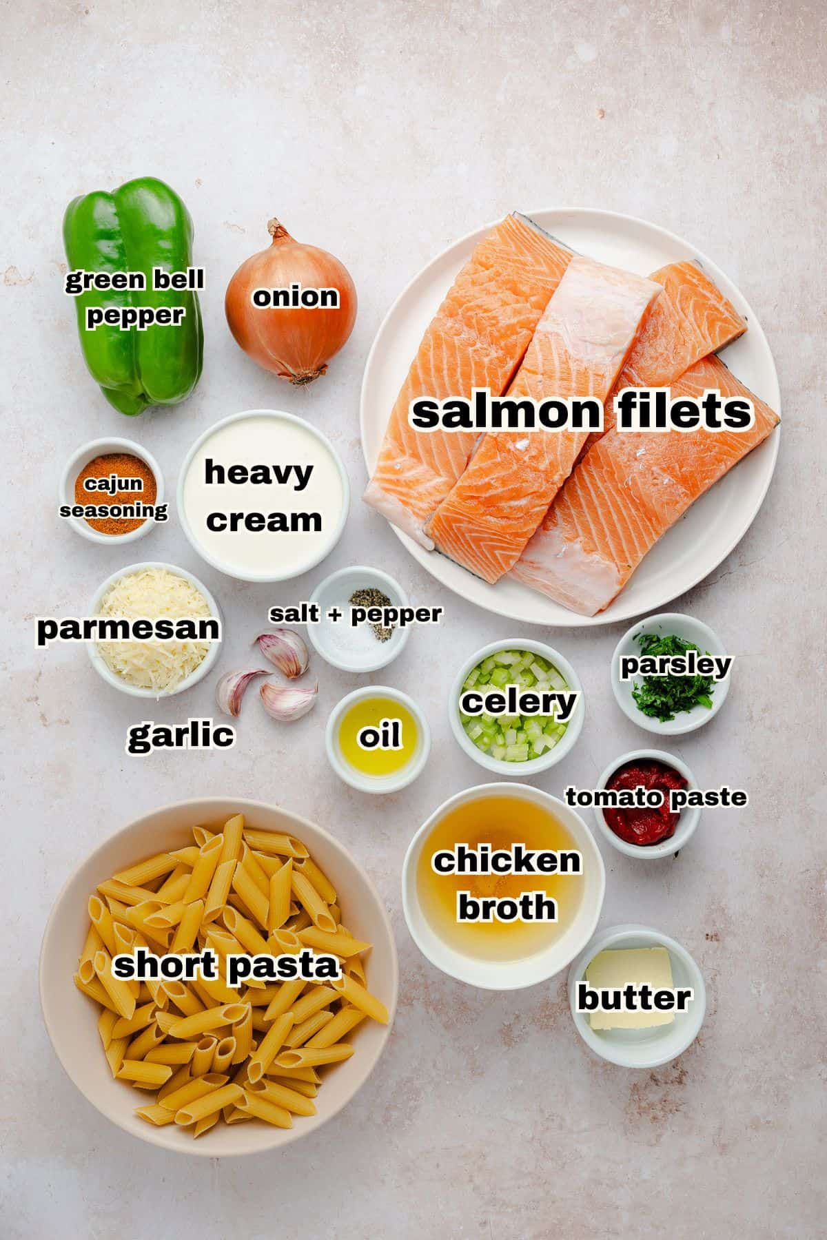 Ingredients to make the recipe.