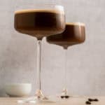 2 Chocolate espresso martinis.