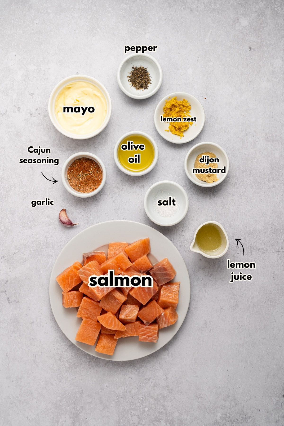 Ingredients to make the recipe.