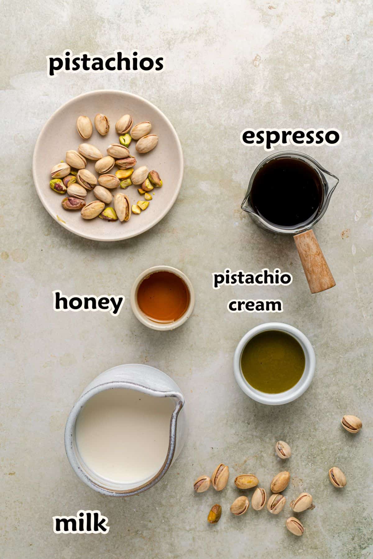 Ingredients to make the recipe.